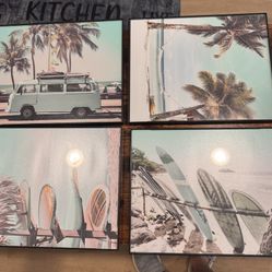 Framed Beach Pictures 