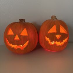 Vintage 1993 Trendmasters foam pumpkins