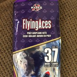 Flying Aces Poly Airplane Kite 37” New Supersonic