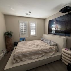 Nomad Queen bed frame & mattress