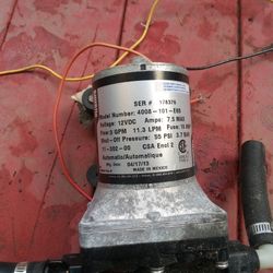 Water Pump 12 Volt DC  Removed From A Rv