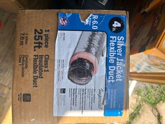 NEW Imperial R-6 Insulated Flex Duct – 4” & 6” × 25 Ft – HVAC