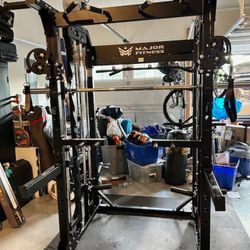 FREE LOCAL DELIVERY- Major Fitness F22 PRO or B52 PRO Squat Rack Power Cage Functional Trainer with Smith Machine Option 