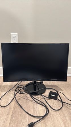 Samsung Curved 24 inch Computer Monitor with Cables