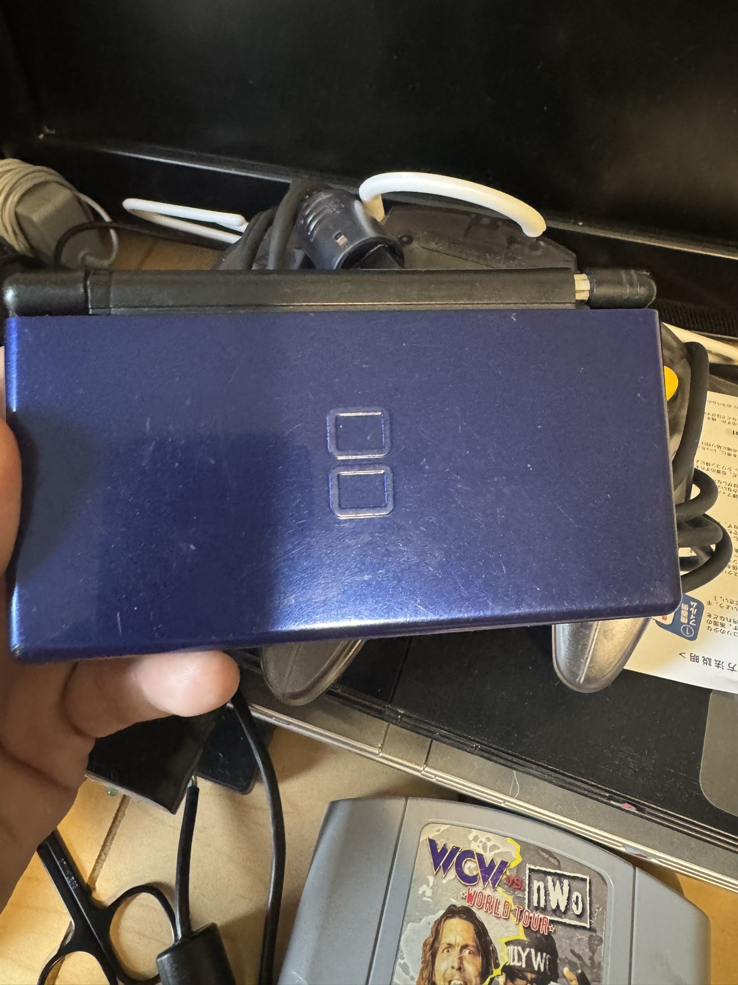 Cobalt Blue And Black Nintendo Ds Lite 