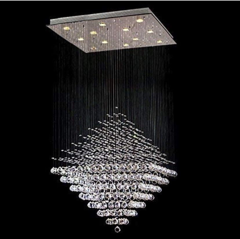 Brand new crystal chandelier/luxury chandelier/home decor/Light fixtures /home goods