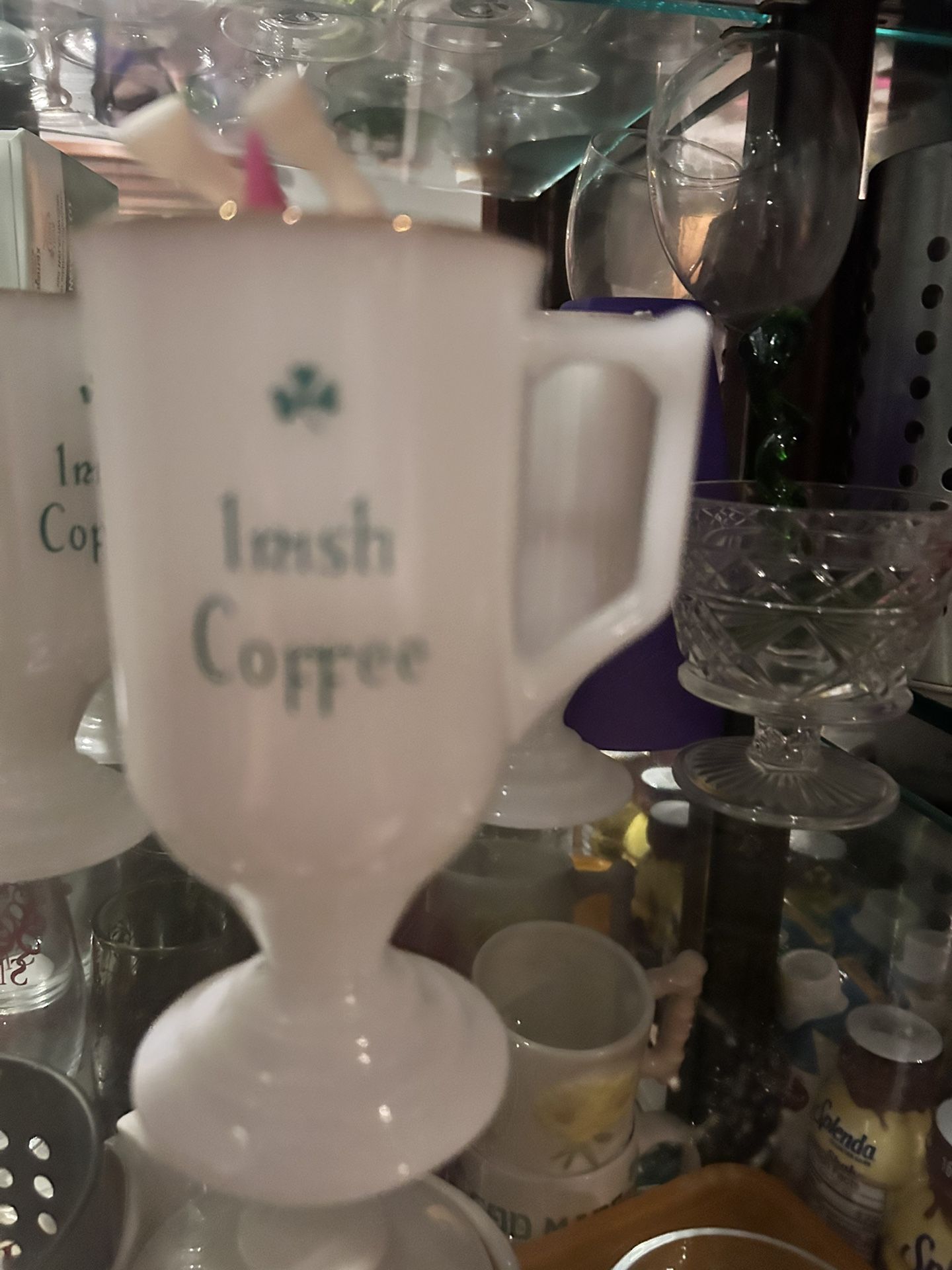 vintage Irish coffee cups