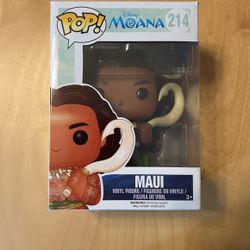 Funko Pop Vinyl Figure Maui Moana Disney 214 NEW