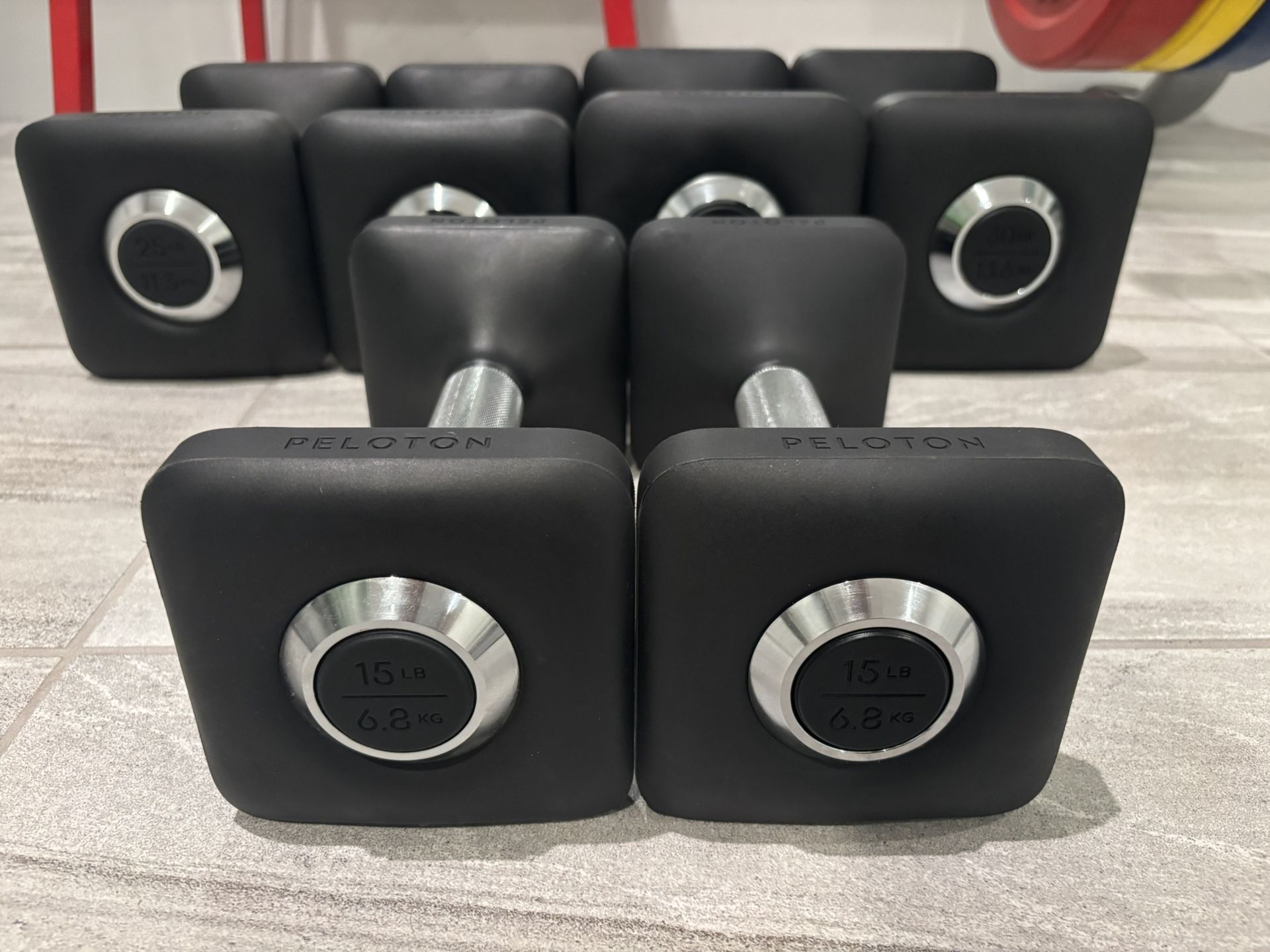 Peloton dumbbells