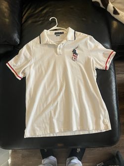 Ralph Lauren Olympic Team USA Flag Stars and Stripes Big Pony Classic Fit XL