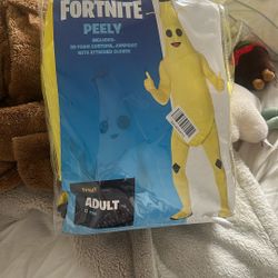 Fortnite Peely Costume Teen Size Spirit Halloween 