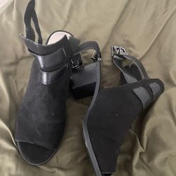 Black Strap  Sandals 