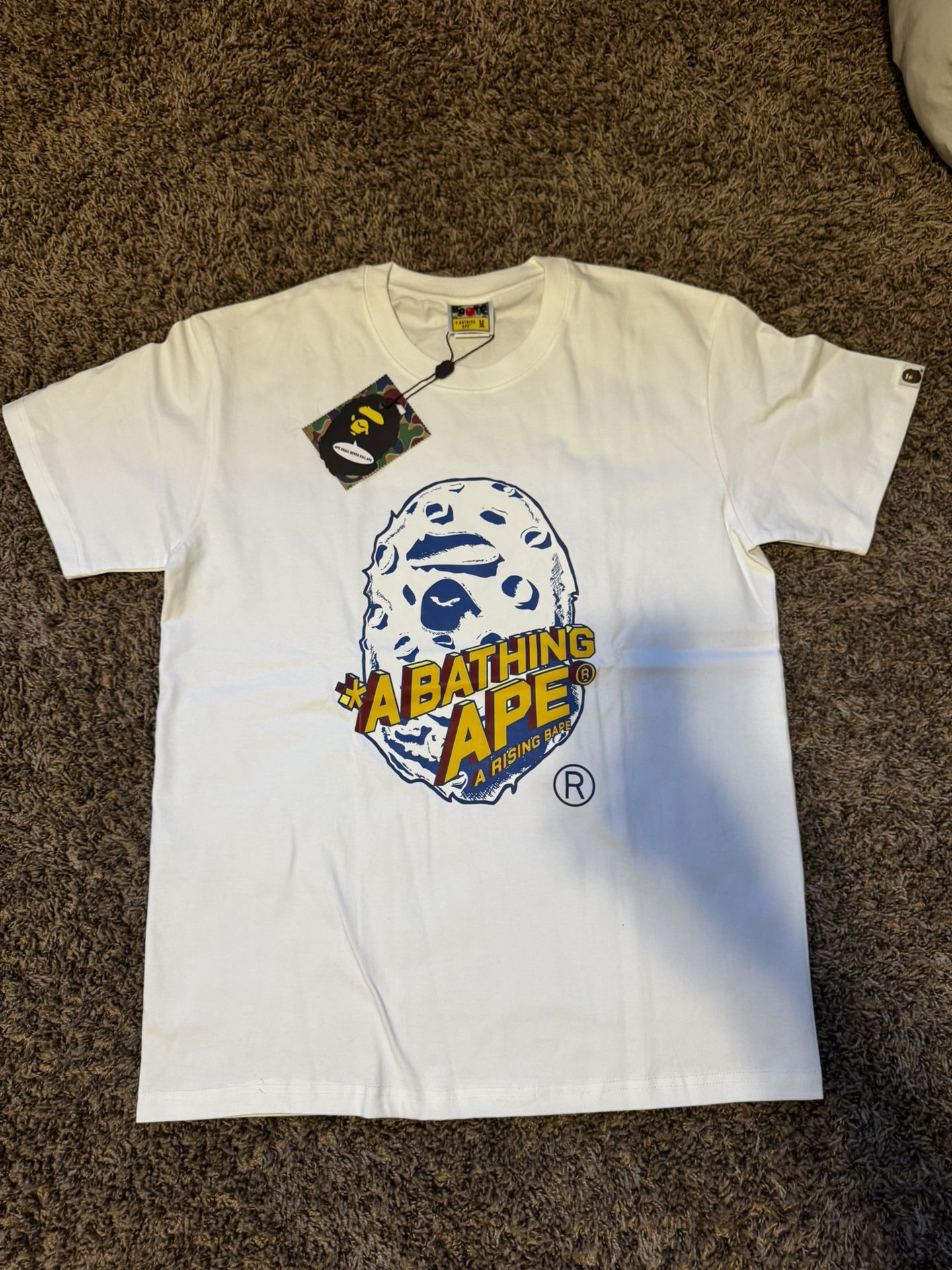 Bape Blue And White Tee