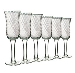 96 Glass Flutes / Copas de Brinde