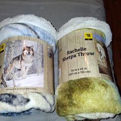Sherpa Throw Blankets $10 Each Pick Up Tomorrow 2/1 @11am 