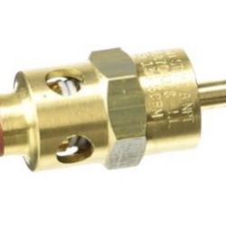Control Devices ST2512-1A150 ST Series Brass Soft Seat ASME Safety Valve, 150 psi Set Pressure, 1/8