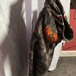 bape abc camo shark full zip hoodie