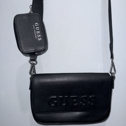 Black Guess Crossbody Purse