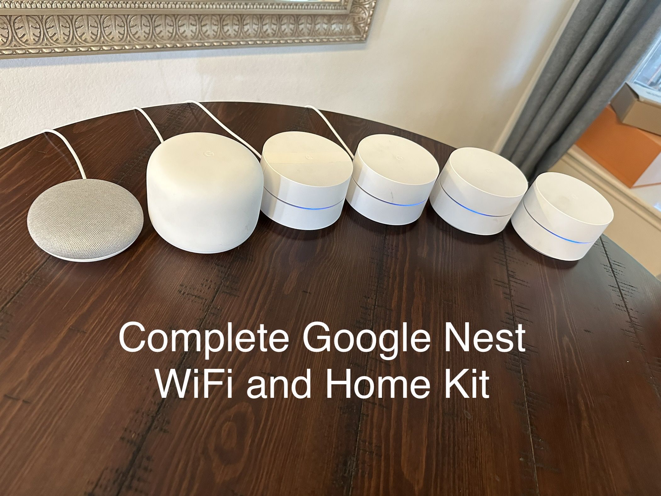 Google Mesh Nest WiFi Home Kit Complete Four Extenders!