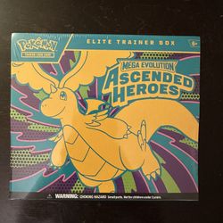 Pokemon Ascended Heroes ETB Sealed Elite Trainer Box 