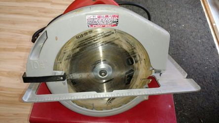 Milwaukee 10 and 1 quarter inch circular saw