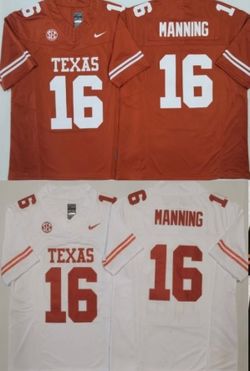 Texas Longhorns Manning #16 Nike Football Jerseys