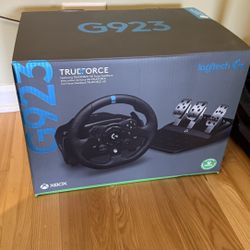 Logitech G G923 TRUEFORCE Sim Racing Wheel and Pedals for PC, Xbox X|S & Xbox One