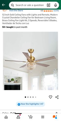 Parrot Uncle Brand New Ceiling Fan
