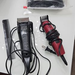 Remington Complete Cutting Hair Set And 20 Accessories +  Connair Mustache & Beard   