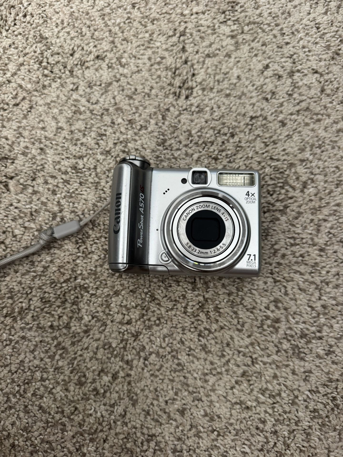 Canon PowerShot A570 IS – 7.1MP Digital Camera (Vintage Point & Shoot)