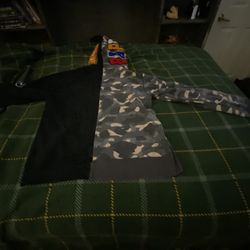 Wgm Shark Hoodie Glow In The Dark Half And Half 