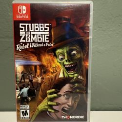 Stubbs The Zombie In Rebel Without A Pulse -Nintendo Switch