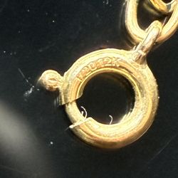 20” Length 12kt Gold fill Rope Necklace With Owl Pendant 