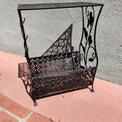 Vintage Wrought Iron Small Table