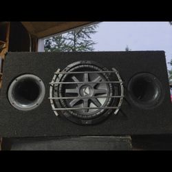 Kicker Comp VR 10" Sub In Big Ported Box