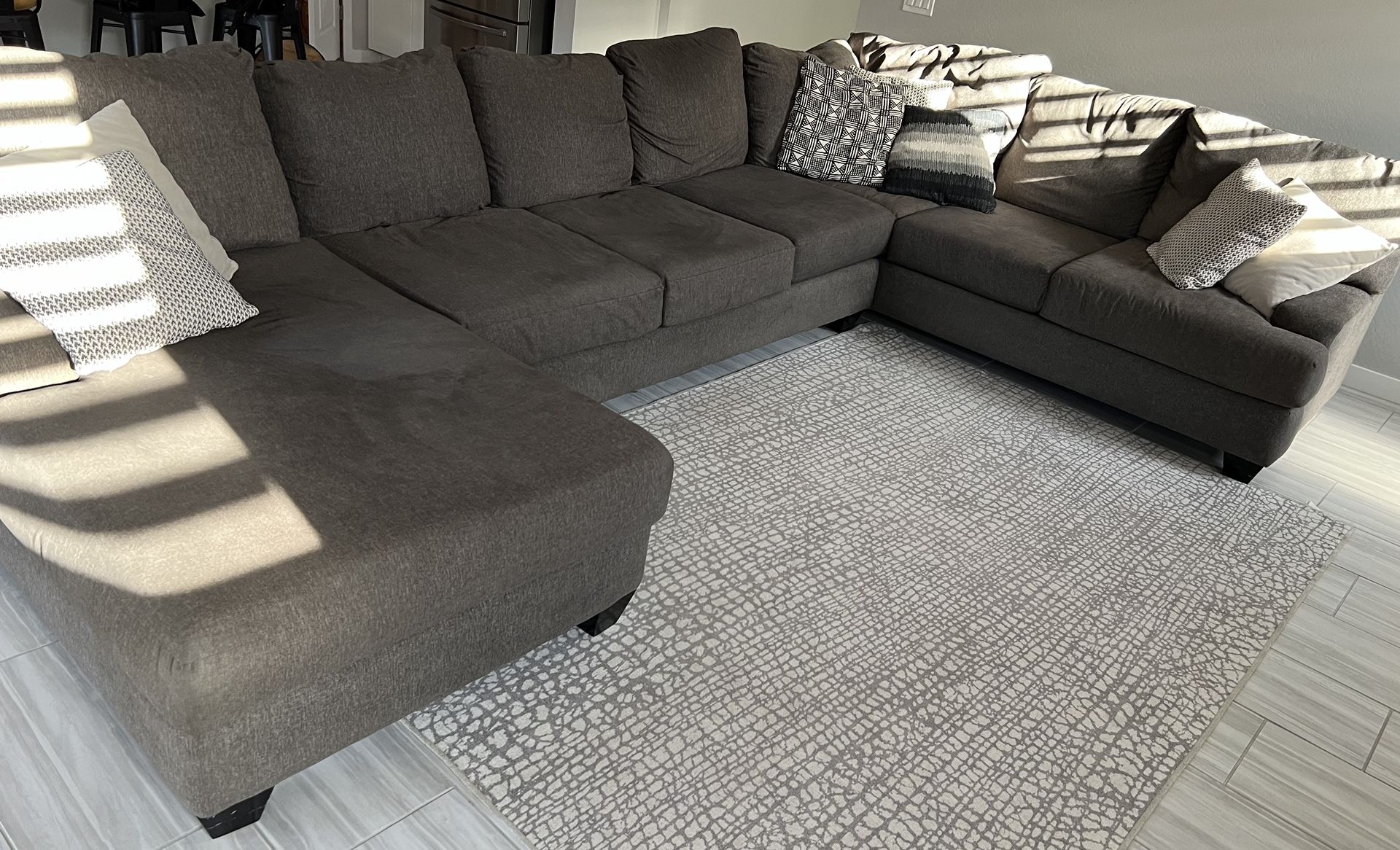 Large Sectional With Sleeper