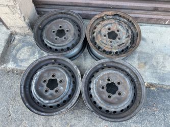 1971 and up VW bus stock steel wheels. 5x112mm