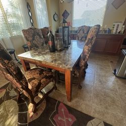 Granite Counter Dining Room Table