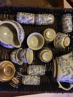 Beautiful China Tea Set And Tray