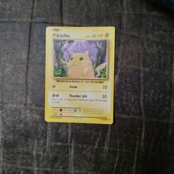 Pikachu Gnaw Card  