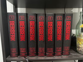 BERSERK DELUXE EDITION BOOKS 1-7