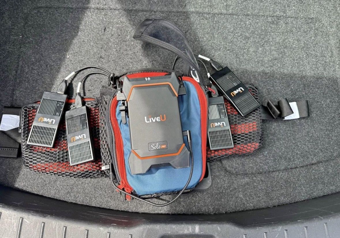 LiveU Solo Pro SDI/HDMi 4k Video- Audio Recorder Live Streaming Setup 