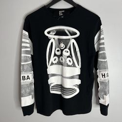 Hood By Air Astronaut Long Sleeve T Shirt Mens Medium Black HBA