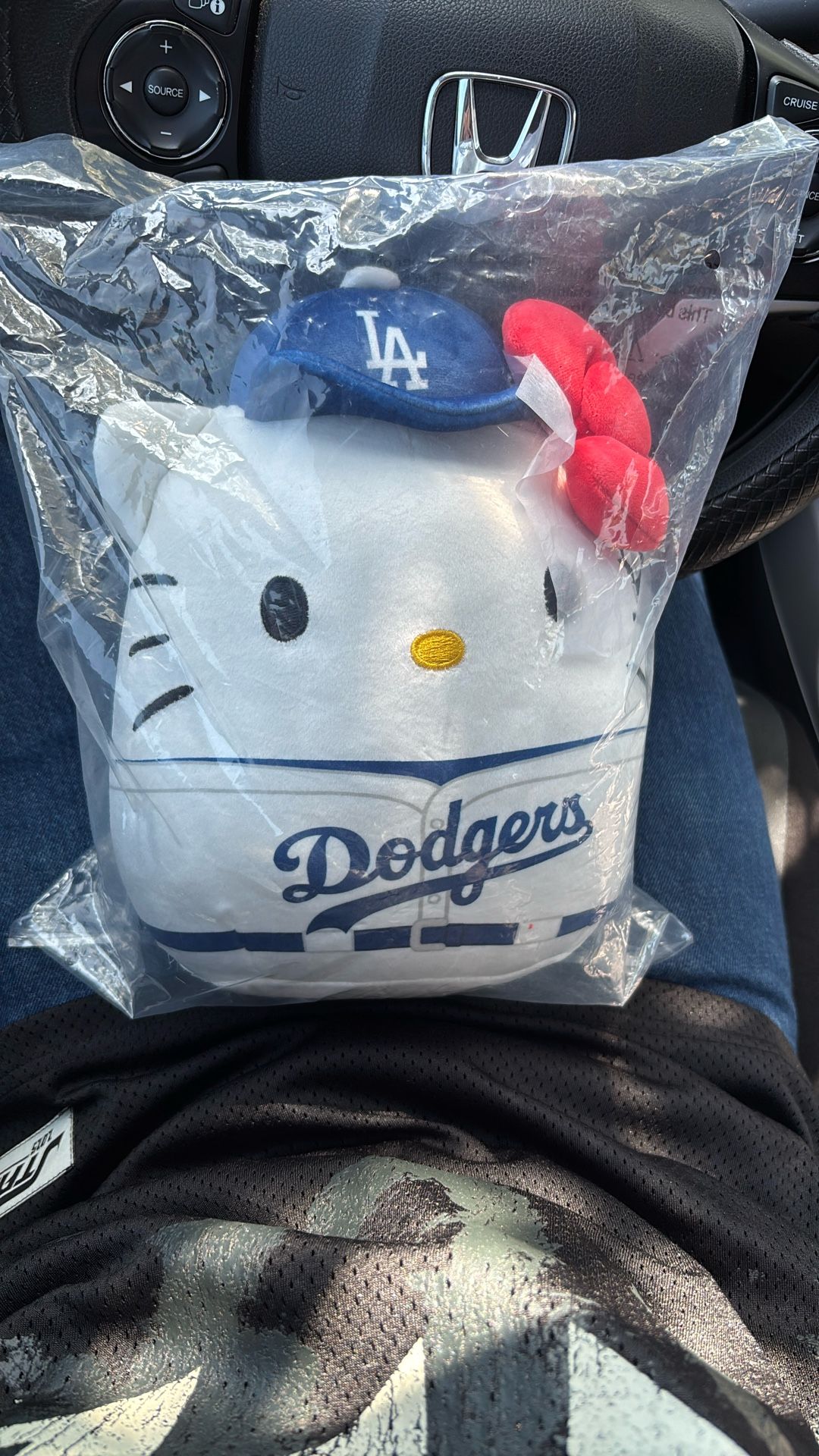 Hello Kitty Dodgers Exclusive Plushie