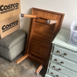 Small wood coffee table needs refinishing