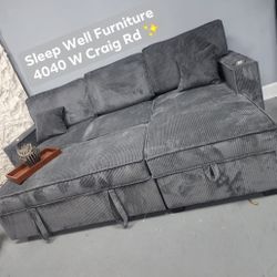 ✨️ Sectional Sofa Sleeper ✨️ Furniture Queen Bedrooms, Dining Avail 