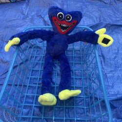 One Big And Small Blue Huggy Wuggy