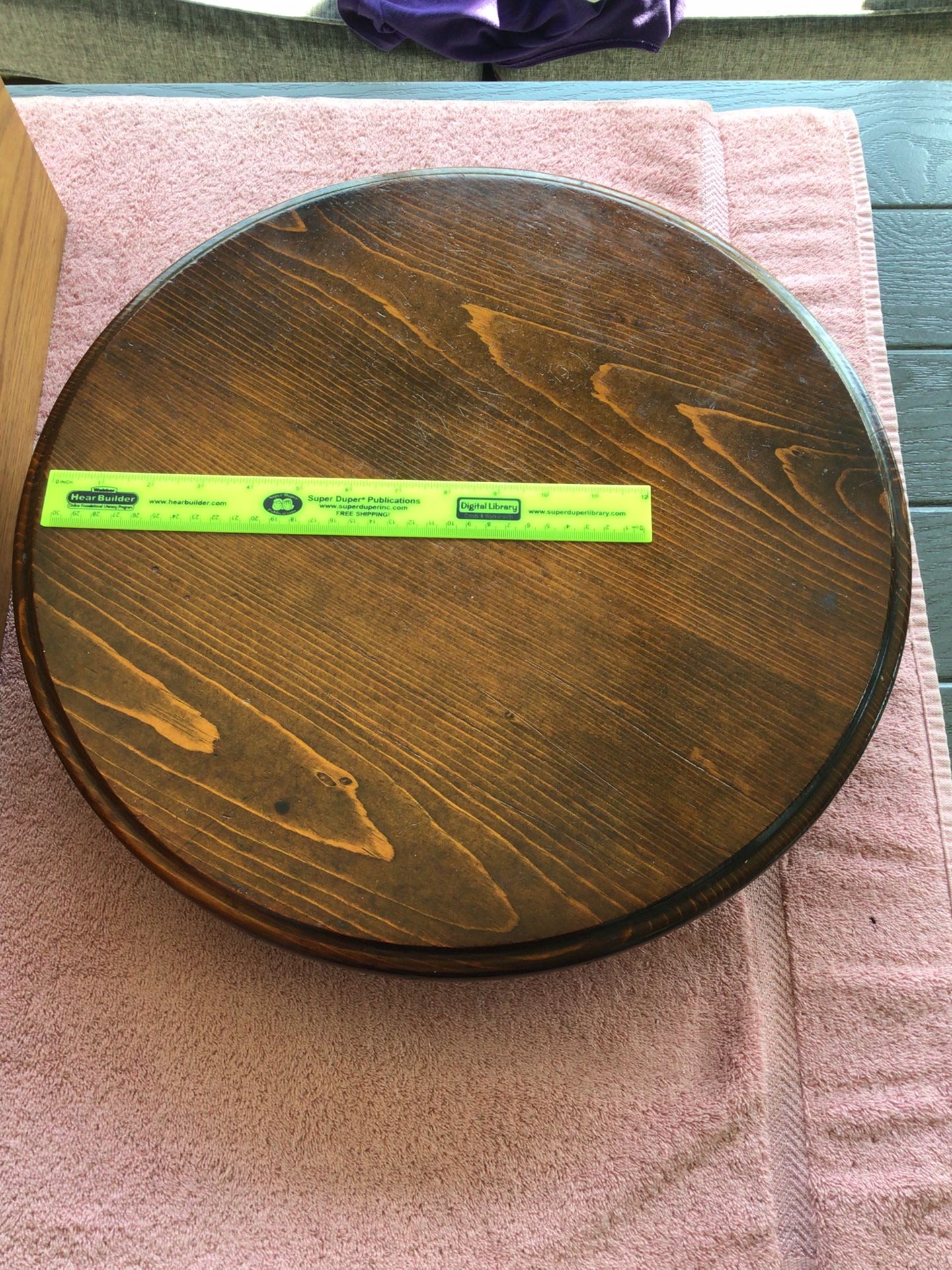 Vintage Handmade Lazy-Susan 1980’s EUC!