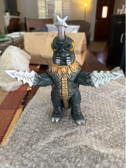 Vintage 1989 Bandai Megalon Godzilla Series Soft Vinyl Figure w/ Original Tag