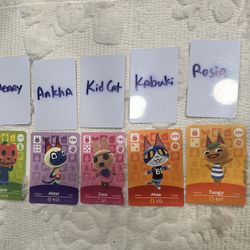 Animal crossing Amiibo Cards